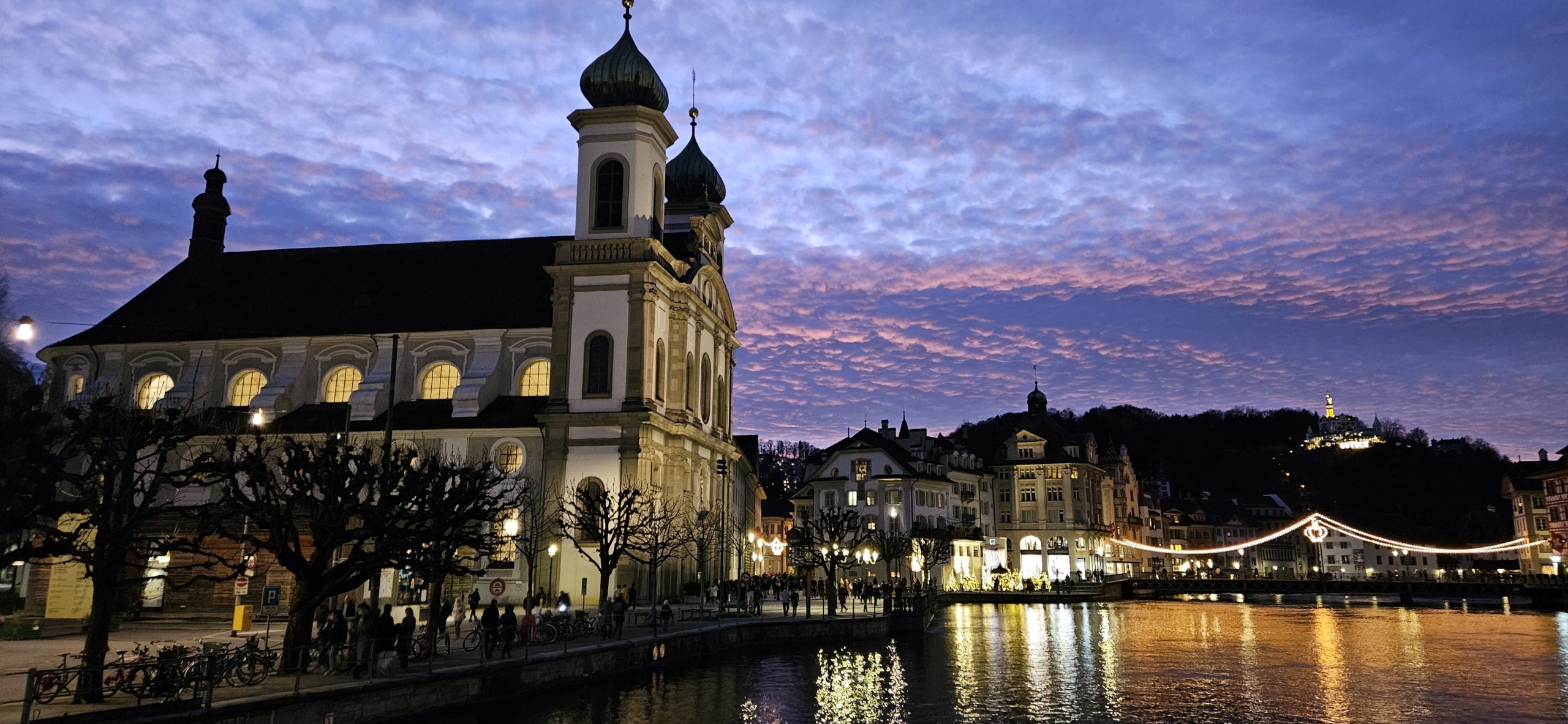 Luzern mit Jesuitenkirche